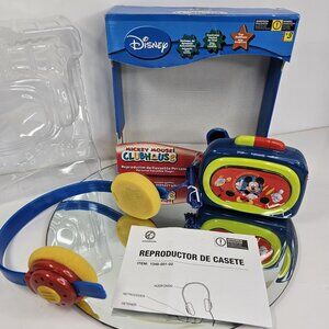 MICKEY MOUSE CLUBHOUSE Personal Cassette Player Open Box Works